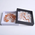 7-Chakra Healing Lucky Tree Gemstone Natural Crystal with Box for Home Decoration Vintage Craft Product