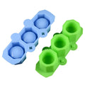 SILIKOLOVE Factory 3 Cavity Water Bottle Ice Cube Maker LFGB Platinum Non Stick BPA Free Silicone Ice Cube Mold