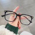 GWTNN OEM Lentes De Sol Rectangulares Vintage Metal Oversized Square Sunglasses