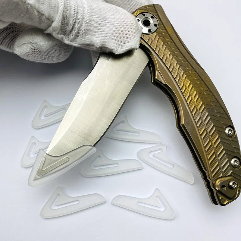 Knife Tip Protective Sleeve Anti Knife Tip Collision and Damage Tool Storage Parts Plastic Transparent Blade Sleeve