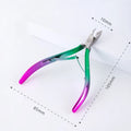 BIN Nail and Foot Stainless Steel Dead Skin Scissors Nail Clippers Nail Scissors Easy to Cut Just Push Away Cuticle Fork