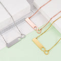 INS Popular Ultra-high Quality 18K Gold-plated Stainless Steel Long Infinity Pendant Clavicle Chain Can Be Customized Pattern