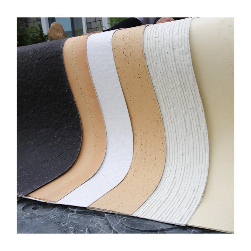 Soft Travertine Flexible Artificial Stone Wall Cladding Panel Modified Clay Material Composite Exterior Faux Veneer Outdoor MCM