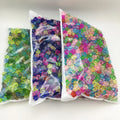 SINRONG Wholesale 10mm Crystal Transparent Acrylic Square Round Bulk Beads 500g Jewelry Per Bag