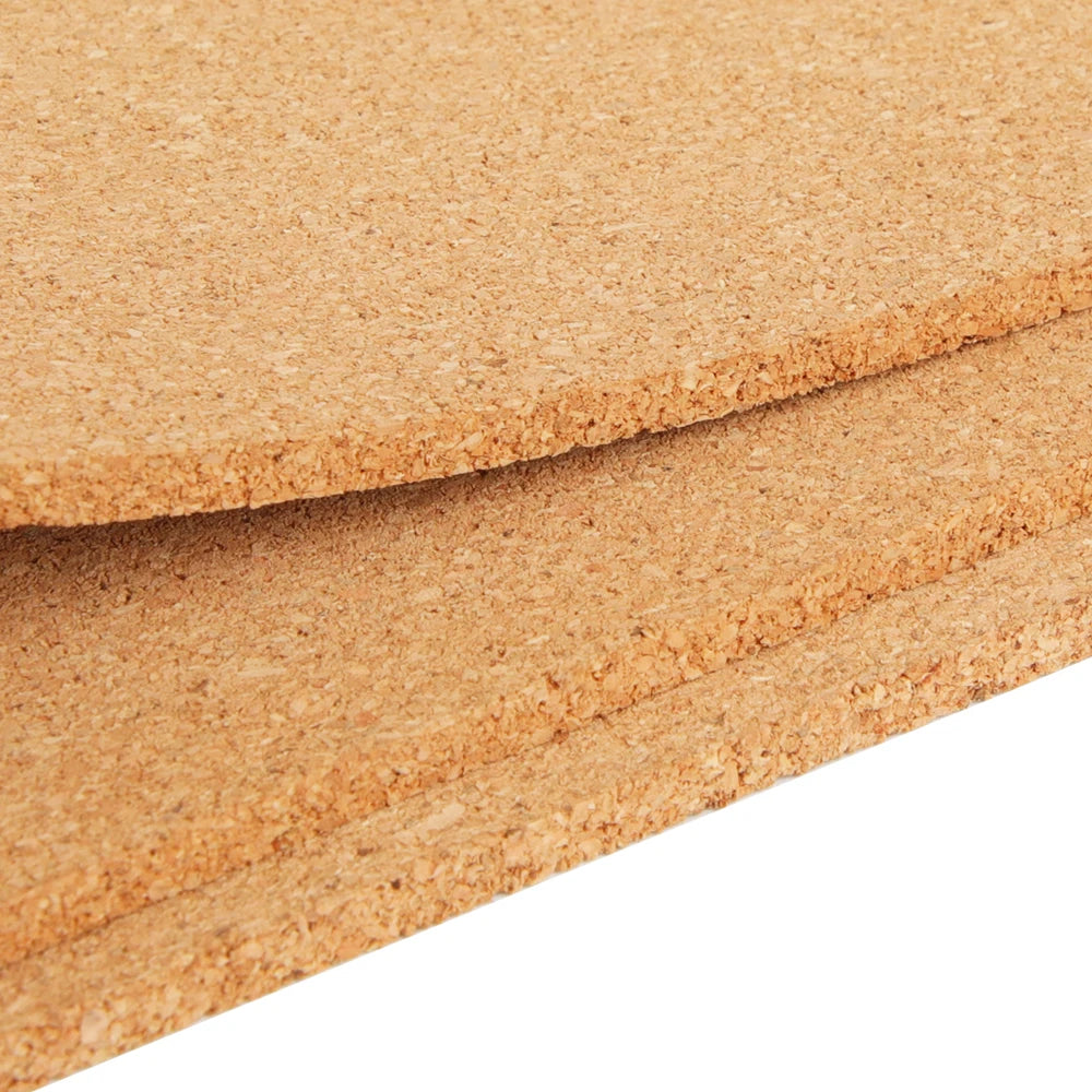 Wholesale High-Density Natural 9mm Cork Sheet Versatile Plain Composition Bulletin Panel Cork Sheet Boards