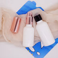 Opaque Round White Ceramic Glass Dropper Bottle 30ml 50ml