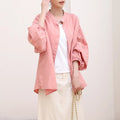 OEM/ODM Spring Summer Ladies Solid Loose Breasted Drop Shoulder Balloon Sleeve 100% Cotton Women's Blouses and Shirts