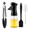 200ml Oil Sprayer Easy to Use Oil Sprayer Bottle Portable and Durable Glass Oil Bottle With Sprayer for Kitchen