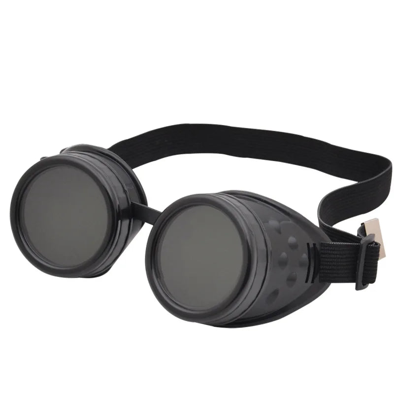 Steampunk Glasses Gothic Retro Glasses Prom Party Glasses Decoration with Goggles