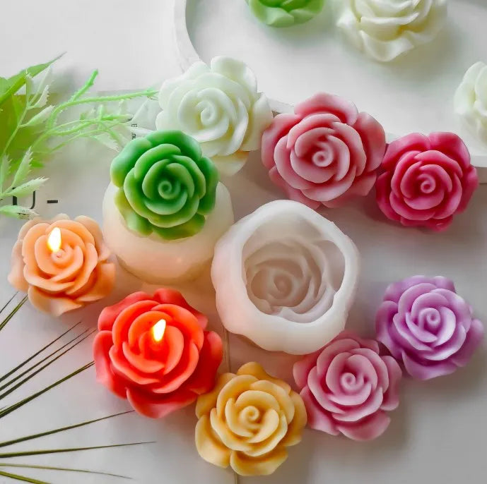 C-0863 New 3D Candle Silicone Molds for Candle Making Valentine's Day Gift Handmade Soap Gypsum Ornament Mould