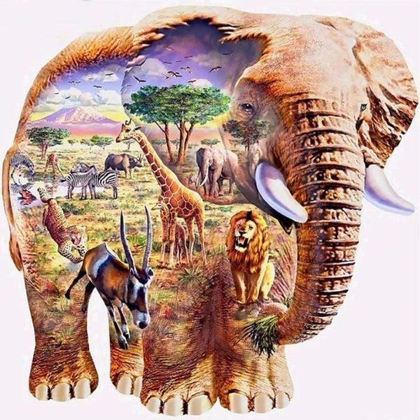 5d Diamond Painting Full Square Drill Diamond Mosaic Painting Cuadros Decorativos Chenistory DZDP846 Animals World Diamond Art