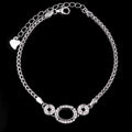 Sterling Silver 6*8/7*9/8*10/9*11/10*12mm Semi Mount Bracelet Empty Frame Blank Setting Base Holder Without Center Stone for DIY