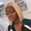 613 Bob Lace Closure Frontal Wigs Human Hair Wholesale 613 Blonde Lace Front Wig Virgin Brazilian Bone Straight Human Hair Wigs