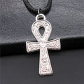 WYSIWYG 38x21mm Life Key Ankh Cross Rope Chain Necklace for Men N6-ABD-C10280