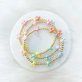 Inspire Jewelry Magic Bracelet Kids Bracelets Stretch Beaded Bracelet Pastel Mouse Spring Cute Dainty Beaded Gifts
