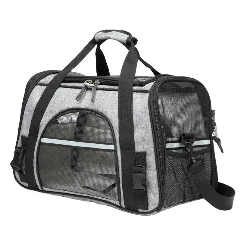 Airline Approved Soft-sided Portable Pet Backpack Folding Bag Pet Bag Travel Carrier Cat Carrying Bag