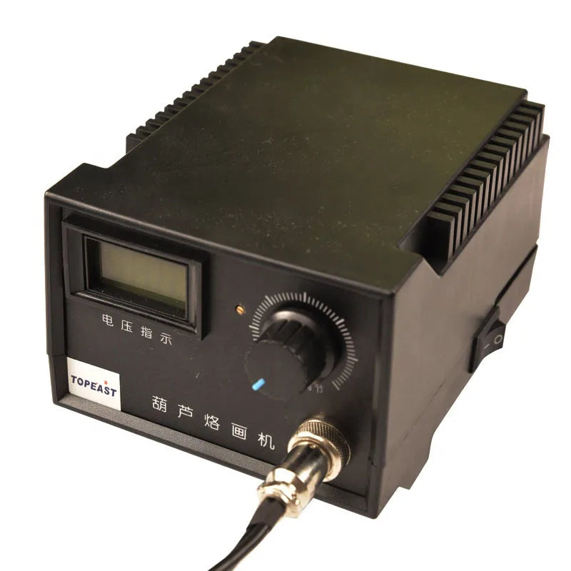 SMD Hot Air Rework Soldering Iron Station 858D+ 60W 750C 110V/220V Multi-Voltage Wood Burning/Soldering Kit Digital Display