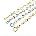 Deepeel L1-16 42cm Handbag Accessories Flower Shape DIY Purse Hardware Chain Buckles Bag Strap Handles