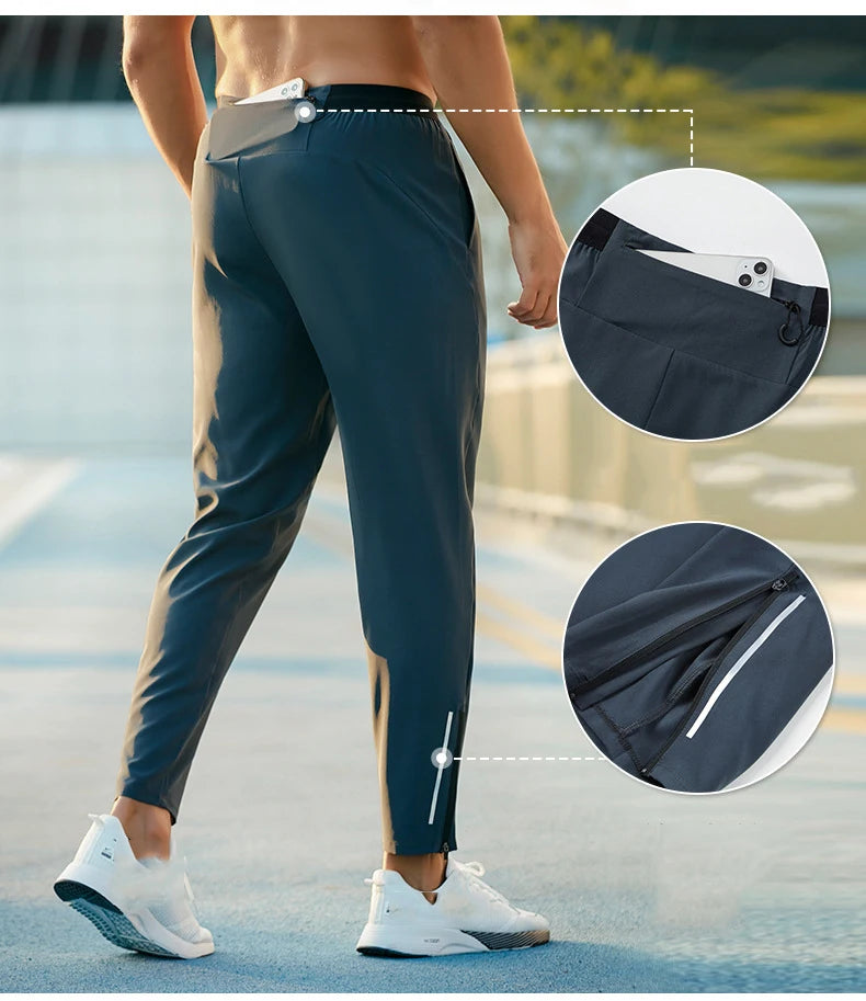 Men's Casual Sports Pants Quick-Drying Breathable for Summer & Winter Training Custom Logo for Running & Fitness Training