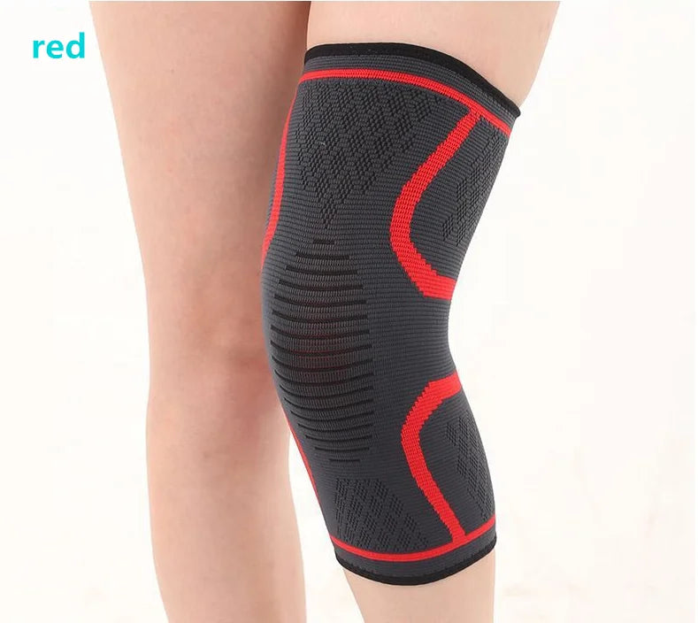 Newly Designed Modern Knitted Stretch Knee Compression Brace Sleeve for Fitness Safety Product