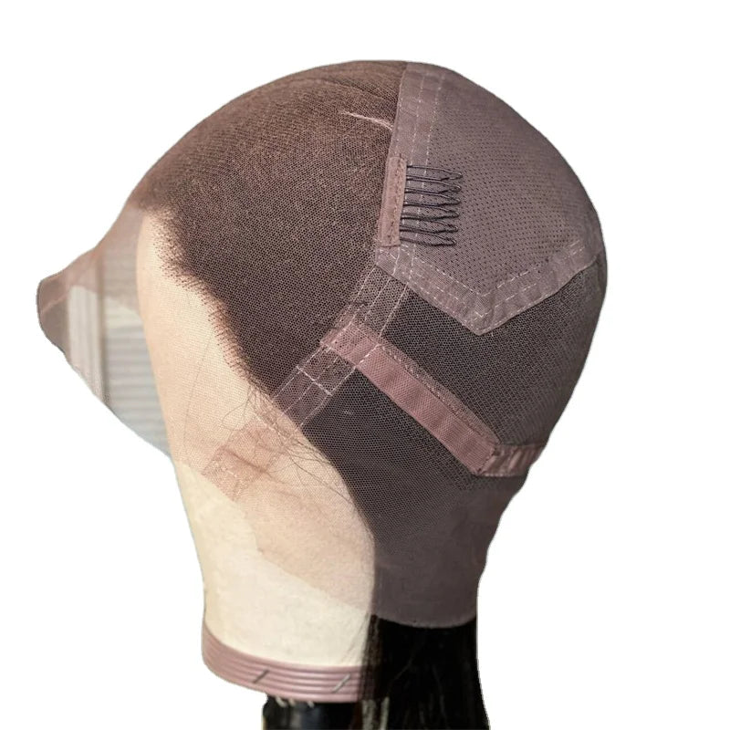 Custom Joywigs Full Lace Wigs Brown Lace for Black Women Factory Vendor Raw Cuticle Aligned Hair Full Handtied Wigs for Braiding