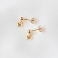 14K Gold Filled Tiny Heart Earrings for Women Minimalism Vintage Boho Style Trendy Oorbellen Brincos Pendientes Jewelry