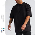 Customizable 100% Cotton T-Shirt Logo Oversized Essentials Long Length Knitted Fabric Printed Pattern High Quality Blank T-Shirt