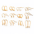 Surgical Stainless Steel DIY Round Shaped Earring Hook French Ear Wires Bead for DIY Charm Jewelry Jewelry Findings Components