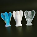Hongzhuo New wholesale Natural Chakra Crystal carved guardian Angel little angel statues Crafts