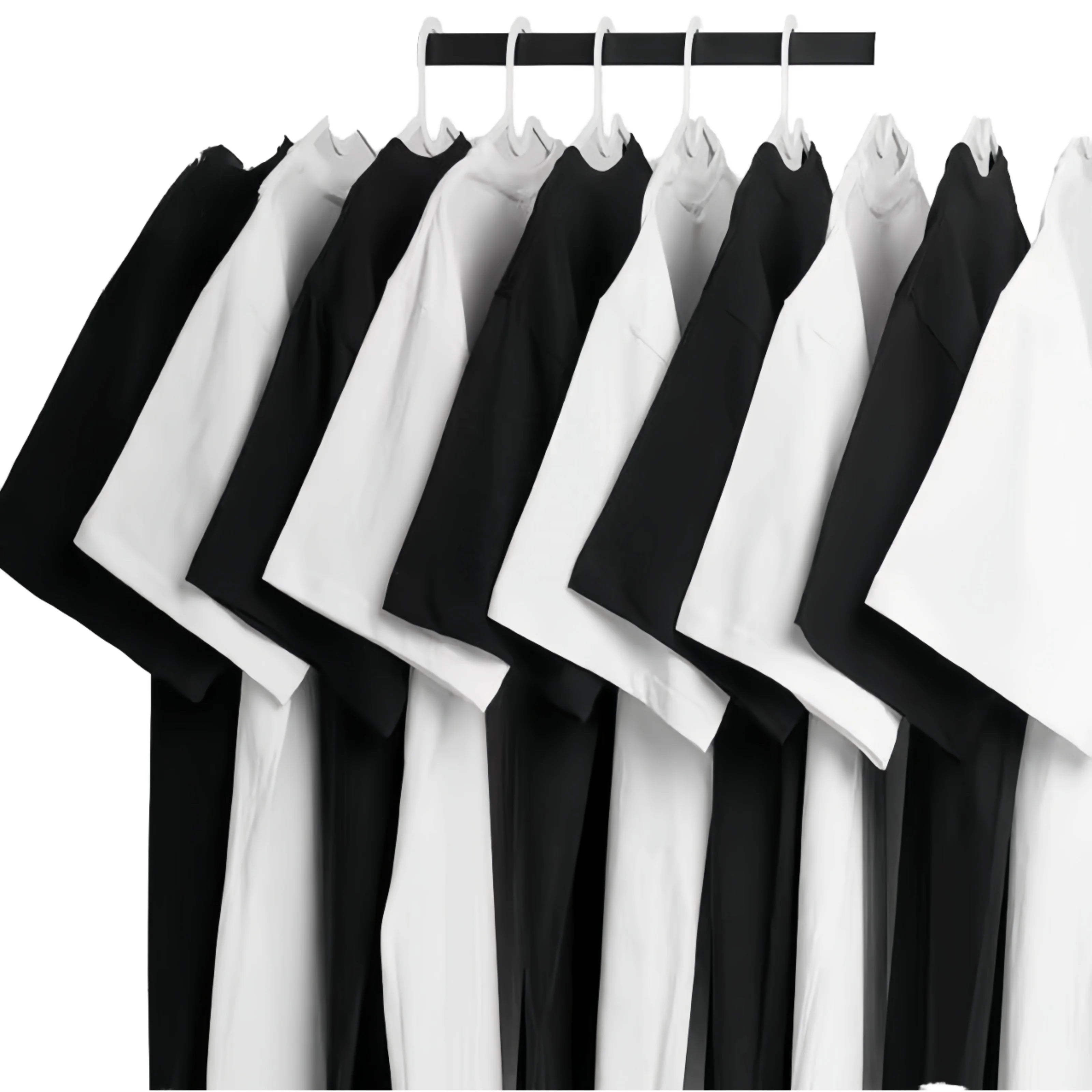 Wholesale SK Men's Plus Size 180g T-Shirts Solid Black 100% Cotton Knitted Fabric Silkscreen Logo Oversize Hip Hop Streetwear