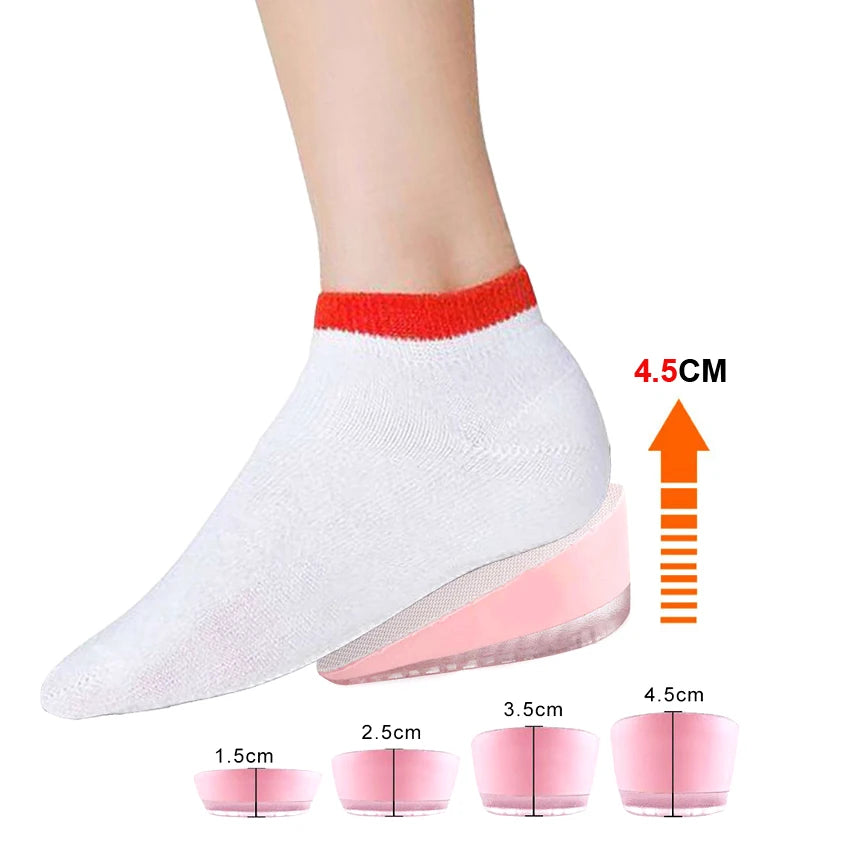 Height Increase Half Insole Heel Lifts for Shoes Gel Lift Inserts for Men and Women HA00618