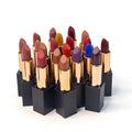 New Trending Luxury 25 Color Custom Matte Lipstick Private Label Velvet Lipstick Vegan