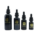 5ml 10ml 15ml 20ml 30ml 50ml 100ml Black Beard Oil Bottles Cosmetic Glass Dropper Bottle for Essential Oil