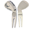 Custom  Putting Green Fork Personalized Pitchfork Wedge Shaped Metal Golf Divot Repair Tools for Golf Course