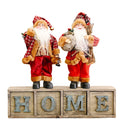 Creative Christmas Decoration Supplies Standing Santa Claus Doll Christmas Tree Plastic Doll Plush Toy