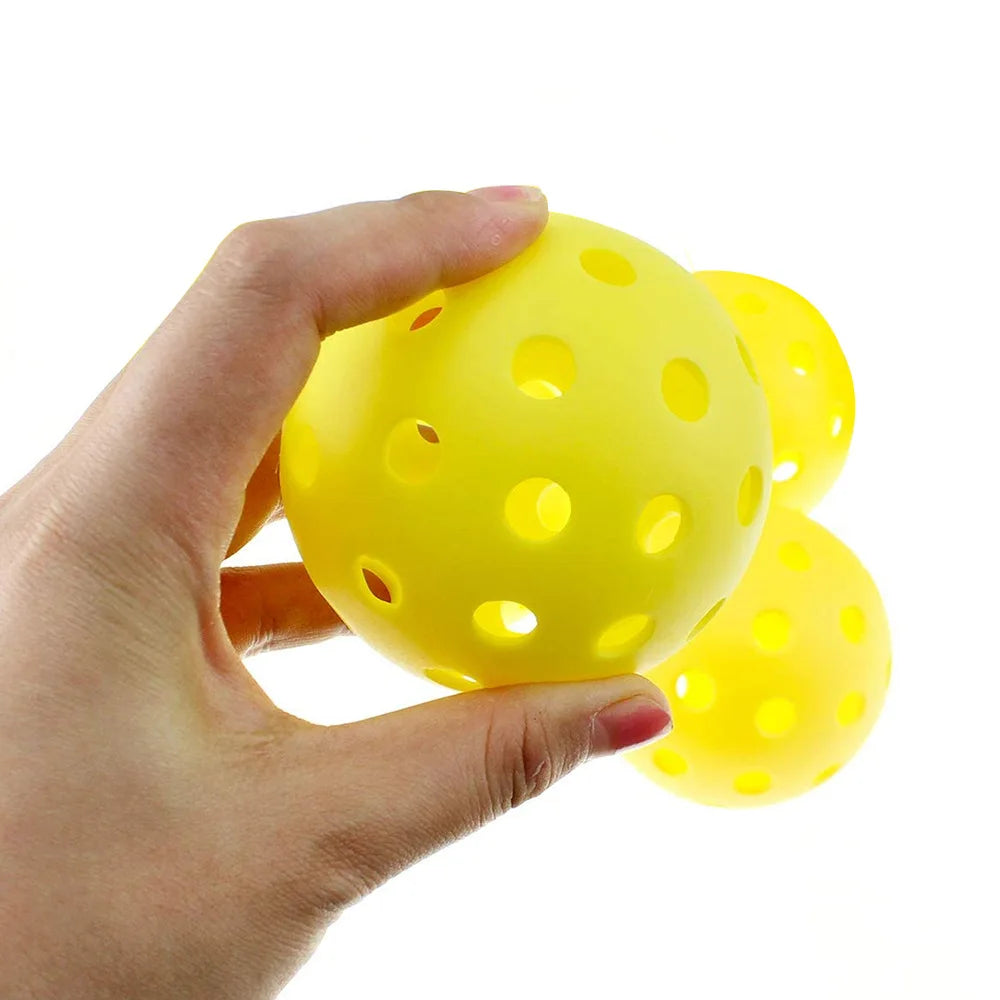 OEM Factory Custom Lightweight Hollow Golf Balls Indoor/Outdoor Color Practice Plastic Swing Training Air Flow Golf Club