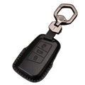 Real Cow Leather Vintage Durable Car Key Pouch Customizable Logo Handmade Crazy Horse Design High Protective Case Hanging