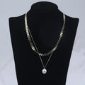 Zhuji Women's 7-8mm Freshwater Pearl Pendant Necklace Classic Style for Wedding or Party Sample Jewelry for Gifts