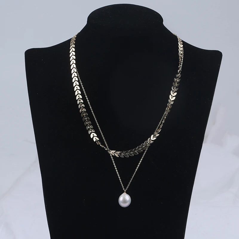 Zhuji Women's 7-8mm Freshwater Pearl Pendant Necklace Classic Style for Wedding or Party Sample Jewelry for Gifts