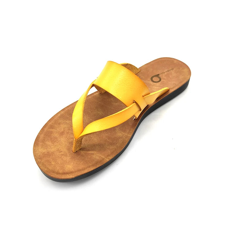 Multi Colors Lady Custom Leather Flip Flops Sandals Women MegaBDM