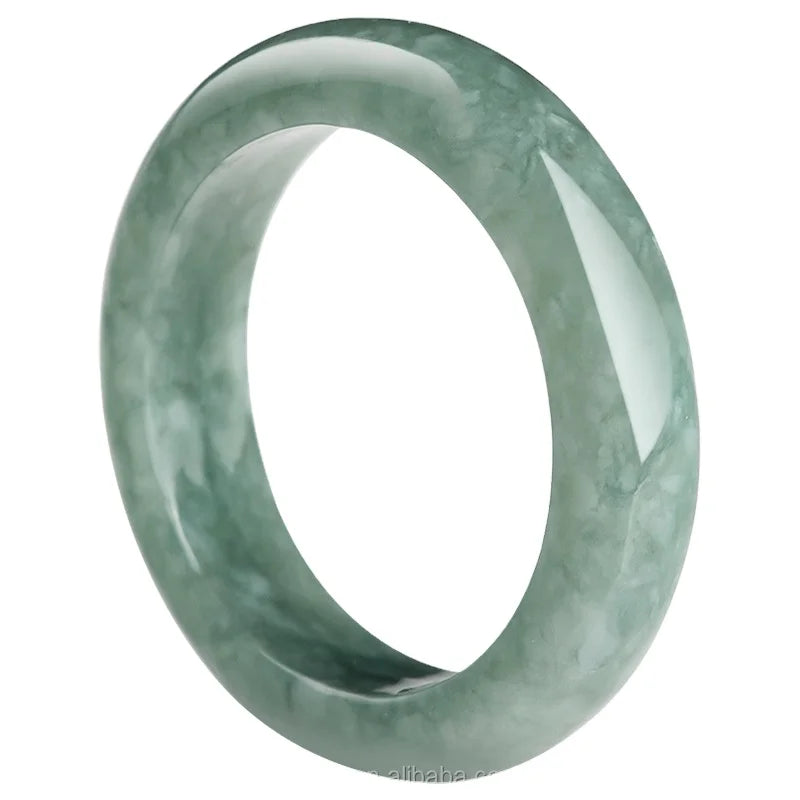 Certified Factory Wholesale Jade a Grade Ring Men's Widened Jade Ring