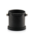 Household Big Round Coffee Grounds Knock Box Commerical Stainless Steel Espresso Portafilter Knock Box Black Silver