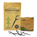 Eco-Friendly 100% Compostable PLA Dental Floss Toothpick Vegan Tooth Dental Floss Pick