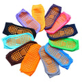 5 Pairs Pack Trampoline Socks for Adult & Child Home Sport Cotton Anti-slip Floor Socks Yoga Socks Thin Section