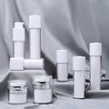 Plastic Acrylic Serum Lotion Twist up Airless Bottles 15Ml 30Ml 50Ml Square Refillable Airless Pump Bottle