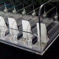 Supermarket Automatic Plastic Spring Loaded Fridge Water Self Feed Management Roller Glide System Drink Bottle Shelf Pusher