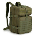 45L Outdoor Tactical Camouflage Backpack Large Capacity 3P Waterproof Durable for Hiking Camping Hunting Zipper Anti-Theft