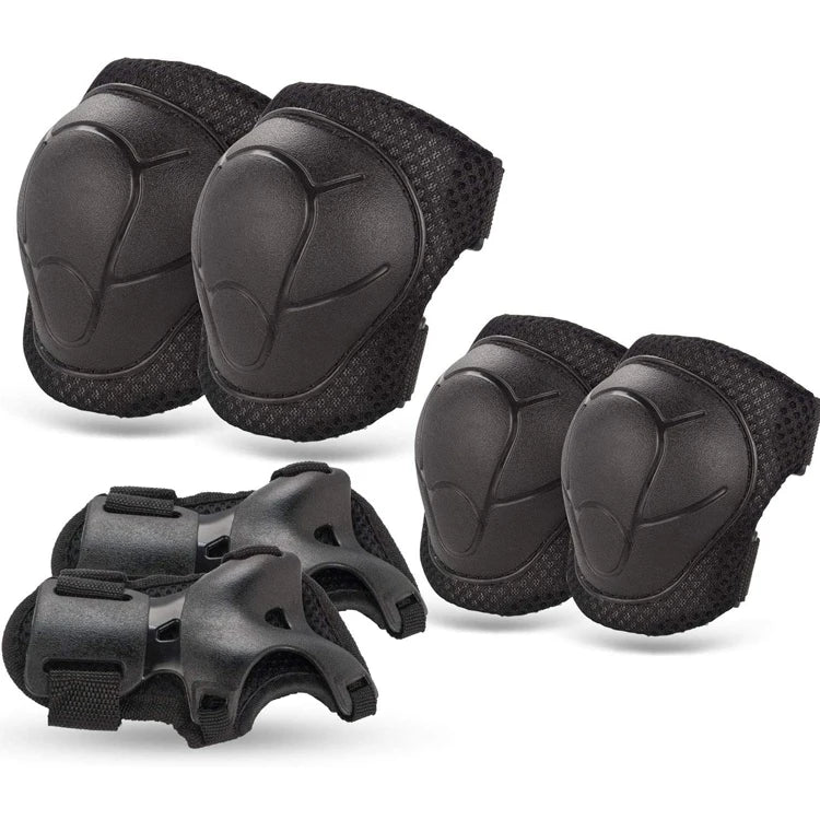 Cycling Gear Knee Support Skate Safety protection Gear Set Elbow and Knees Skating Sports Kid Protective Gears