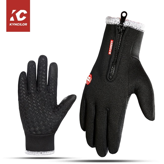 Men and Women's Winter Work Fleece Gloves Windproof and Touchscreen Capable for Outdoor Sports and Warm Winds