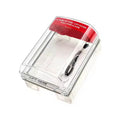 Manual Pull Station Call Point Stopper Fire Alarm Protection Cover with Horn Glass Break Resistant Cover
